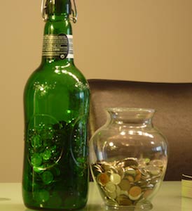 My money saving jars image